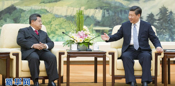 習(xí)近平主席がマレーシア下院議長と會談