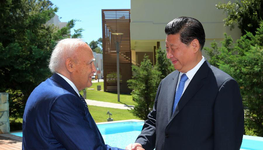 習(xí)近平主席「歴史ある中國とギリシャの文明に新たな活力を」