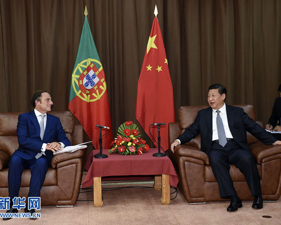 習(xí)近平主席がポルトガル副首相と會談