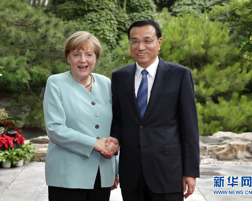 李克強(qiáng)総理がメルケル首相と會談