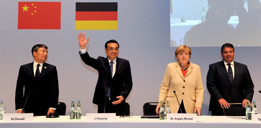 李克強(qiáng)総理、第7回中獨経済技術(shù)協(xié)力フォーラムで演説