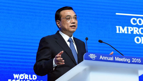 李克強(qiáng)総理がダボス會議で特別挨拶