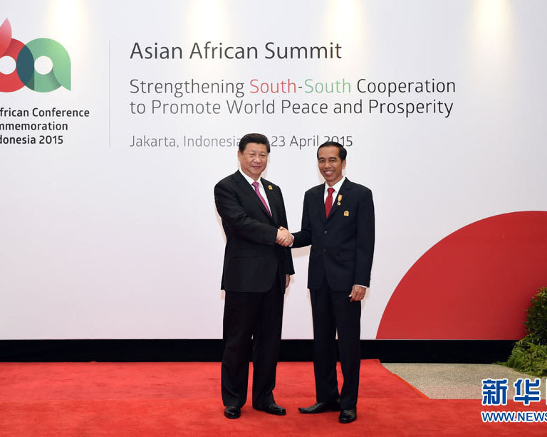 習(xí)近平主席がアジア?アフリカ會議開幕式で演説