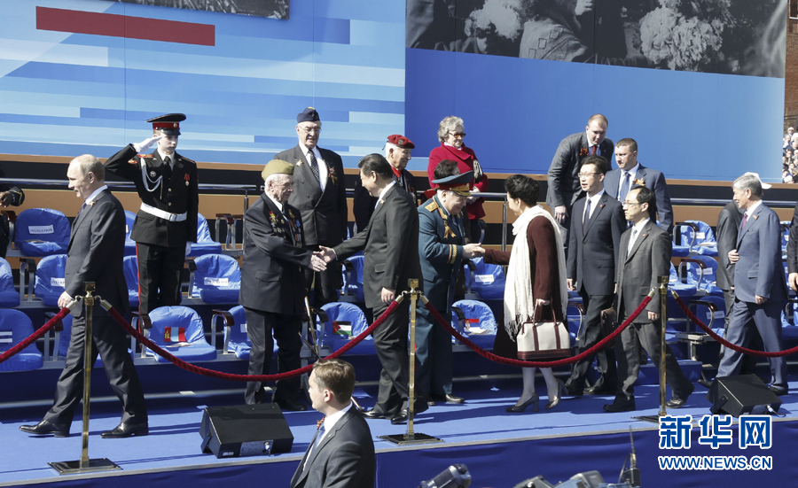 習(xí)近平主席が露の大祖國戦爭(zhēng)勝利70周年記念軍事パレードに出席