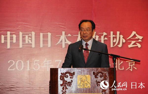 歓迎の挨拶をする宋敬武副會長