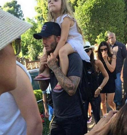 ベッカム夫妻が見守る7歳の「プリンセス」