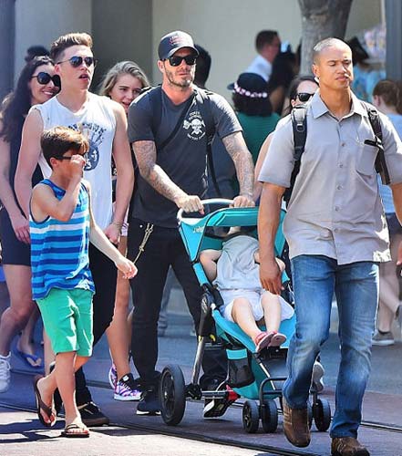 ベッカム夫妻が見守る7歳の「プリンセス」