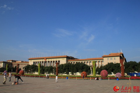 北京、軍事パレードに向けて大気質が大幅改善