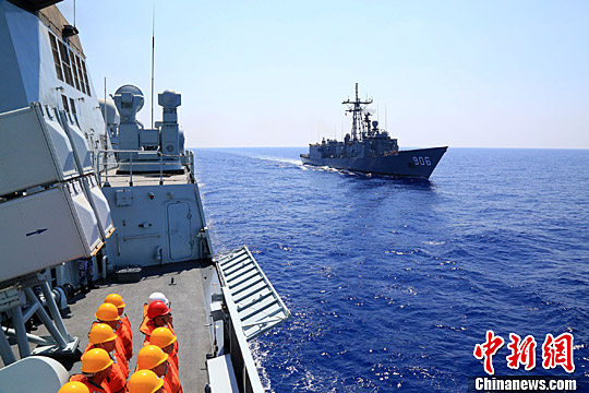 中國海軍とエジプト海軍が初の合同訓(xùn)練