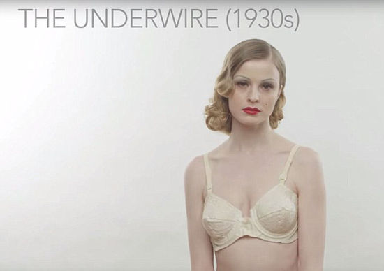 2分間でわかるブラジャー変遷500年