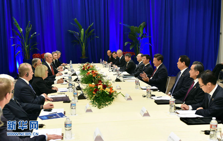 習(xí)主席がワシントン州知事、シアトル市長(zhǎng)および連邦議會(huì)議員らと會(huì)見(jiàn)