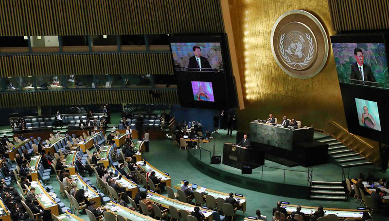 習(xí)主席が國(guó)連開(kāi)発サミット出席　南南協(xié)力援助基金を発表