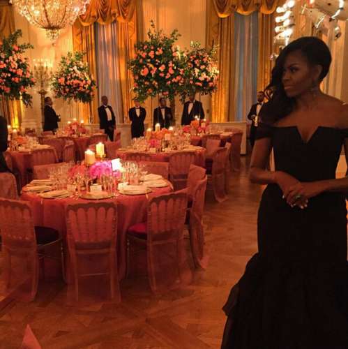 ミシェル夫人、ホワイトハウス晩餐會(huì)の準(zhǔn)備の様子をSNSで公開(kāi)