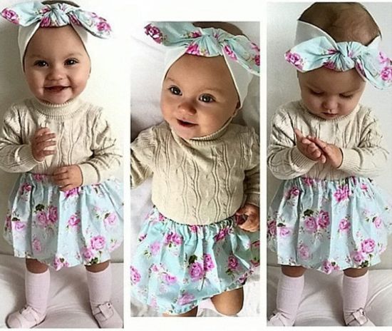 英國の1歳児、ファッション界の「人気モデル」に　