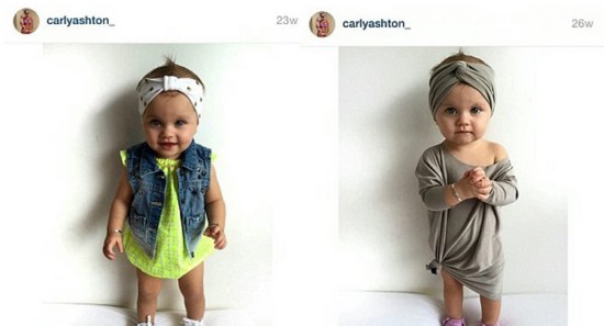 英國の1歳児、ファッション界の「人気モデル」に　