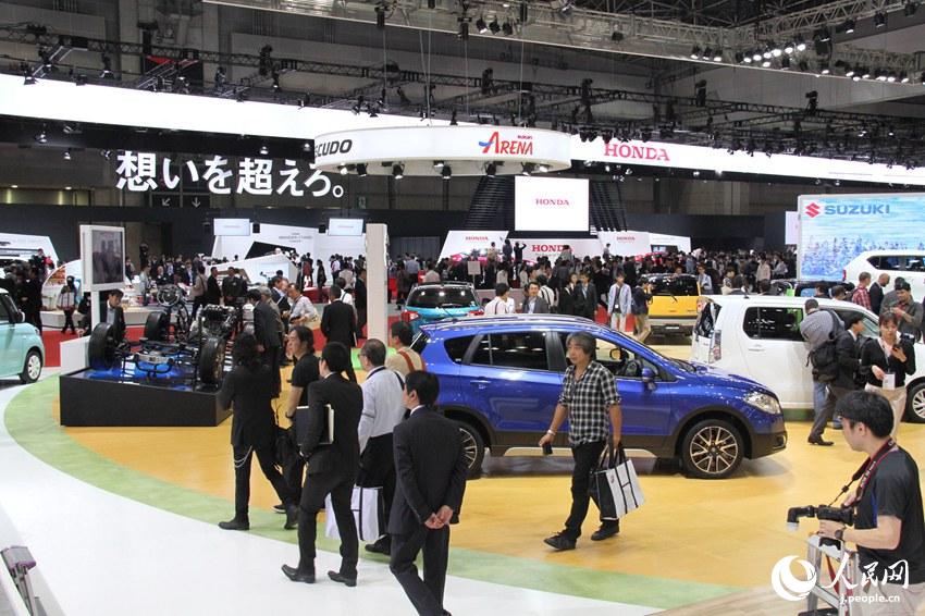 東京モーターショーの會(huì)場(chǎng)