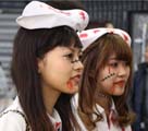 ハロウィン前夜、仮裝カーニバルの東京渋谷
