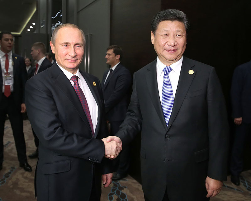 習(xí)近平主席がプーチン大統(tǒng)領(lǐng)と會談