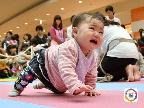 600人の赤ちゃんの「はいはい競(jìng)爭(zhēng)」がギネス記録を更新　日本