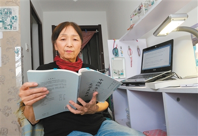 西安交通大學の修士課程で學ぶ村中志津枝さん。