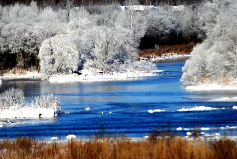 黒河の樹氷が見頃に　黒竜江省