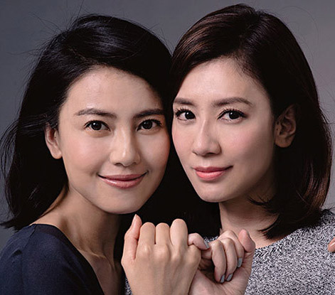 変わらない美しさ！高圓圓と賈靜雯のツーショット寫真