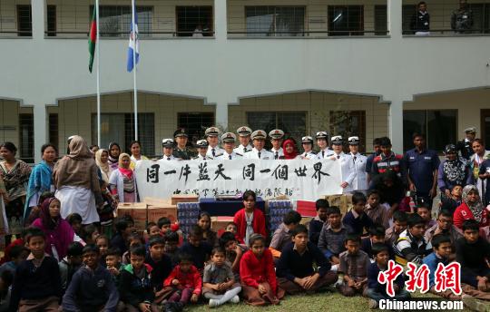 中國海軍艦隊がバングラデシュ訪問を終了