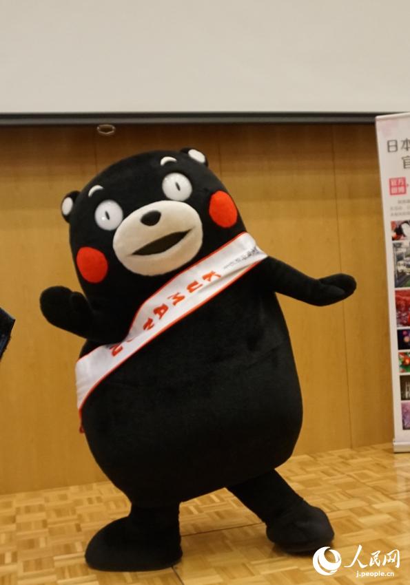 「微博」コンテスト授賞式にくまモン　可愛(ài)さ爆発