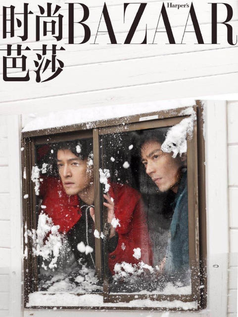 霍建華、胡歌のツーショットフォトが飛行機の塗裝に入選か