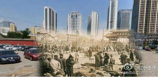 大學生、文化財保護を呼びかけ「瀋陽タイムトラベル寫真」を作成