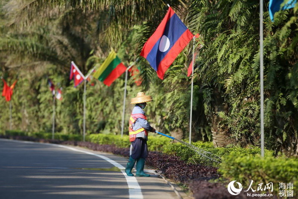ボアオ?アジアフォーラム明日開幕　會(huì)場スタッフも準(zhǔn)備萬端