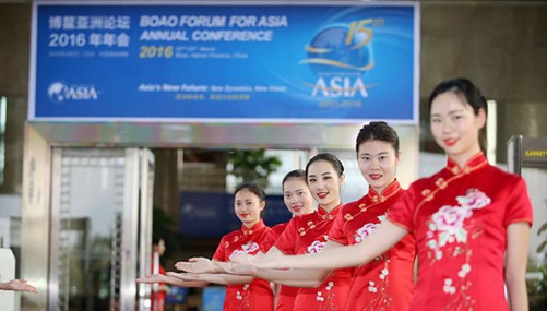 ボアオ?アジアフォーラム明日開幕　會(huì)場スタッフも準(zhǔn)備萬端
