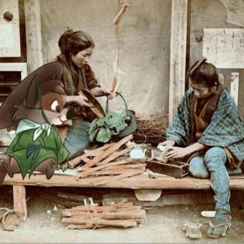 ディズニーキャラクターと日本の名畫がコラボ