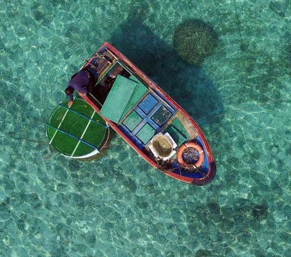 西沙の漁民の日常風(fēng)景