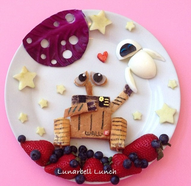 手先が器用な米國のママ、愛情溢れる「キャラランチ」を作成