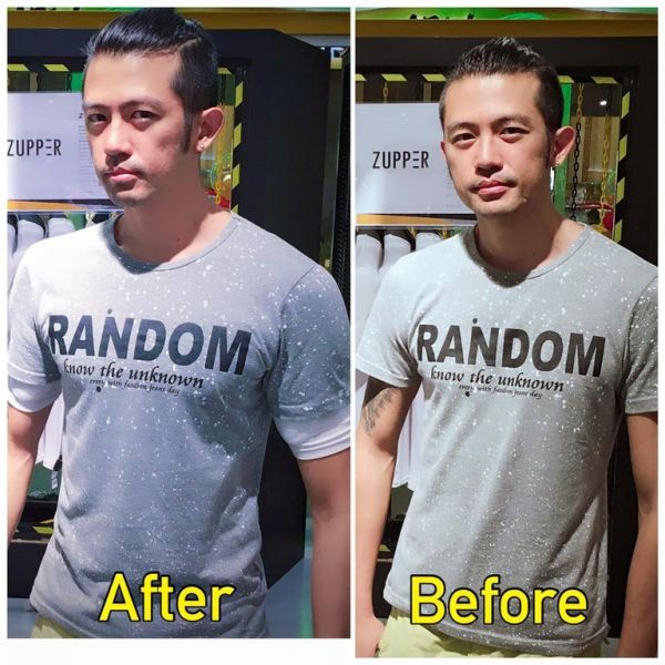 タイの「マッスル下著」、一瞬でマッチョな男に変身