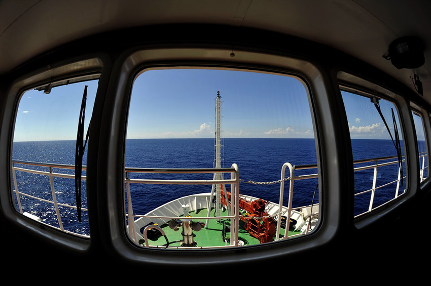 科學(xué)調(diào)査母船「張謇號」、北西太平洋に進(jìn)入