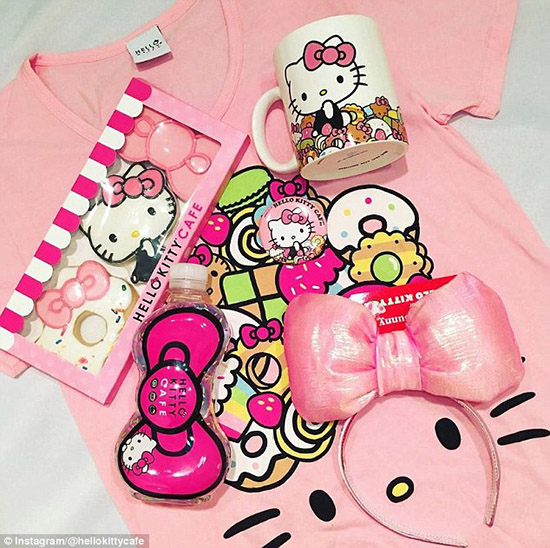 ハローキティのカフェトラックが米國(guó)で大人気に