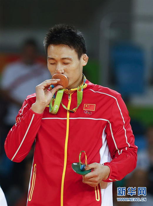 中國男子柔道、五輪史上初のメダル獲得