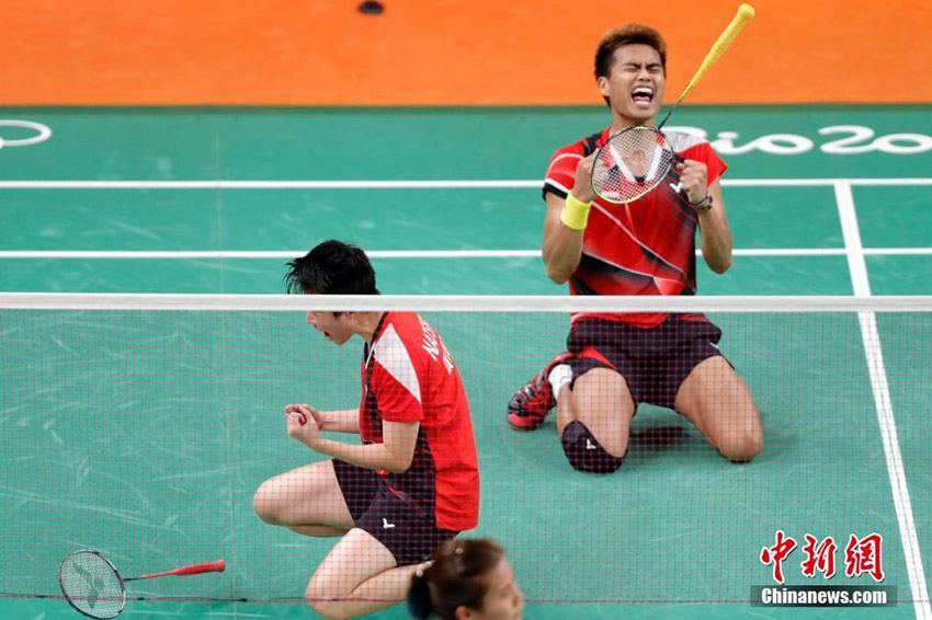 バドミントン混合ダブルス　インドネシアが優(yōu)勝　中國(guó)は銅メダル獲得