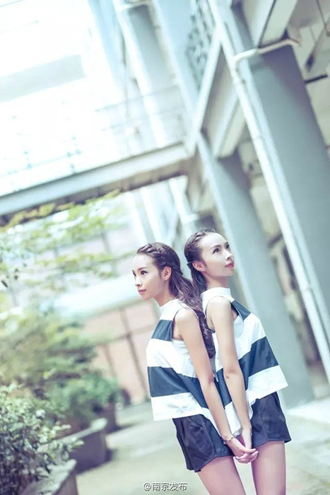 雙子美人姉妹、入試の得點(diǎn)も大學(xué)も専攻も全く同じ 江蘇省