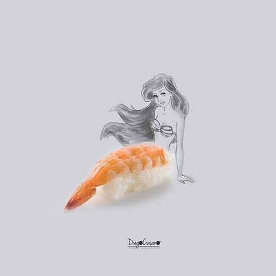 食いしん坊の一風(fēng)変わった食べ物アートが話題に