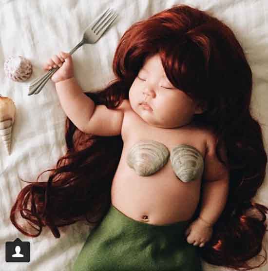 キュートすぎる！生後4ヶ月の「眠り姫」がネットアイドルに