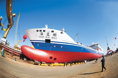 乗客輸送可能なコンテナ船、中國が獨自に建造