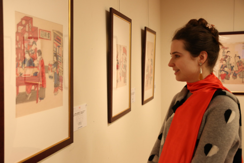 東京中國(guó)文化センターで上海舊校場(chǎng)木版年畫展が開催