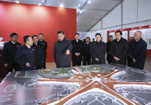 習総書記が北京視察　新空港に注目、冬季五輪に焦點、副センターを展望
