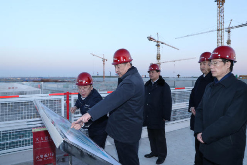 習(xí)総書(shū)記が北京視察　新空港に注目、冬季五輪に焦點(diǎn)、副センターを展望