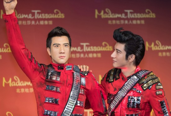 王力宏の蝋人形がお目見え　「雙子の弟をよろしく！」