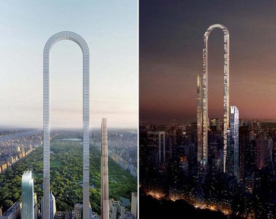 米國の建築事務(wù)所、U字型の超高層ビル建設(shè)を計畫