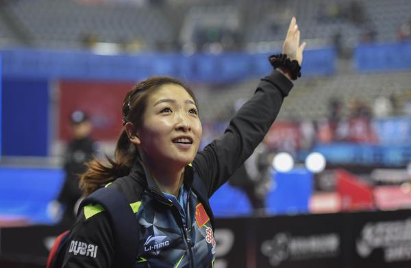 アジア卓球選手権大會女子団體決勝戦　中國が日本破り6連覇